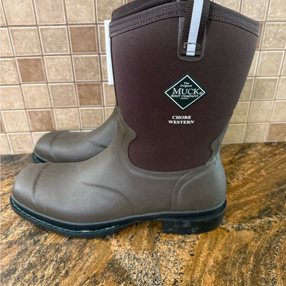 Muck Boot Company Men's Chore Western Boots - Brown